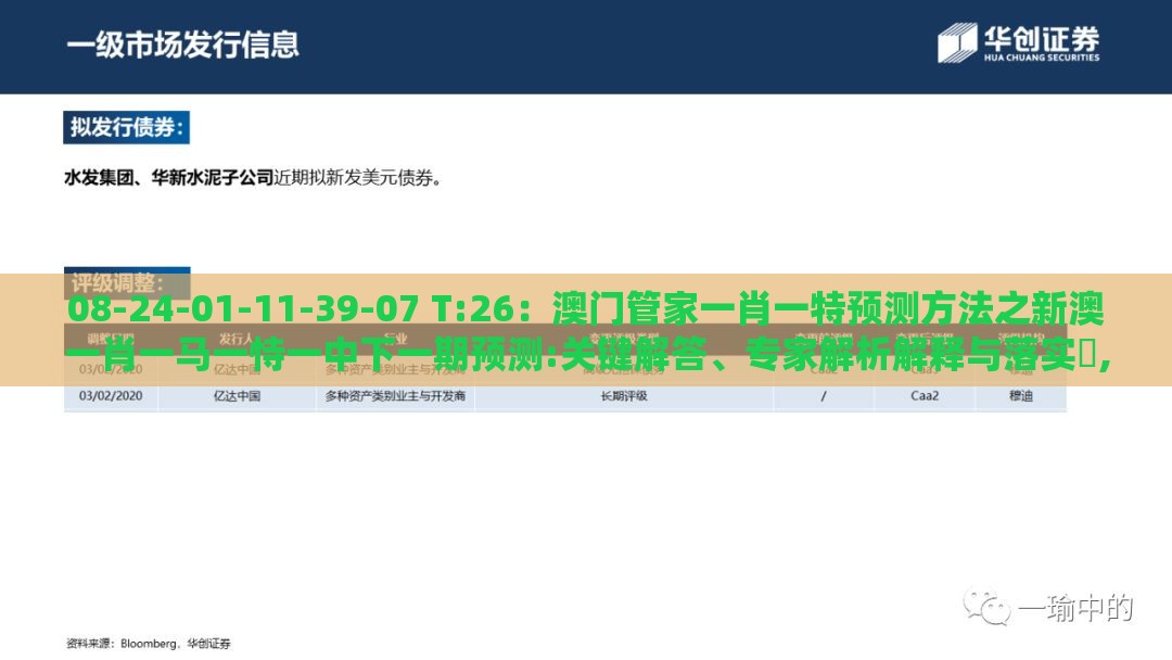 08-24-01-11-39-07 T:26：澳门管家一肖一特预测方法之新澳一肖一马一恃一中下一期预测:关键解答、专家解析解释与落实​,小心推广的骗局