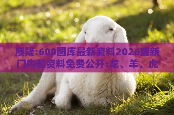质疑:600图库最新资料2026或新门内部资料免费公开:龙、羊、虎、猪和小心不实的假广告片,营销释义、专家解读解释与落实