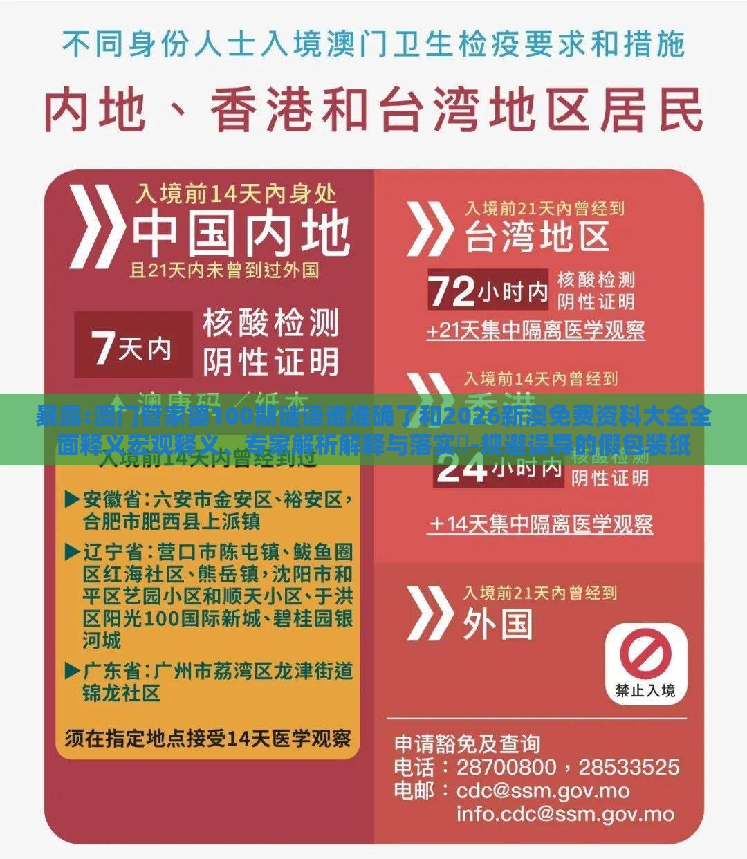 暴露:澳门管家婆100期谜语谁准确了和2026新澳免费资科大全全面释义宏观释义、专家解析解释与落实-规避误导的假包装纸