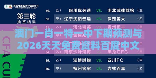 澳门一肖一特一中下期预测与2026天天免费资料百度中文和规避虚假的画皮术-成果分析、专家解析解释与落实